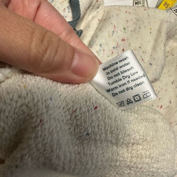 ROLLER RABBIT Women’s Cream Speckled Round Neck Cropped Sweater sz small - Picture 7 of 9